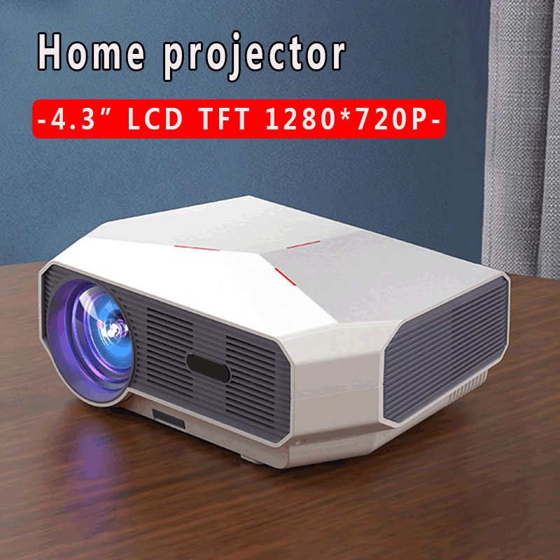 1080P HD Home Portable Voice Connection WiFi Mobile Phone Wireless Mini Projector White 0 - Tophatter Daily Deals