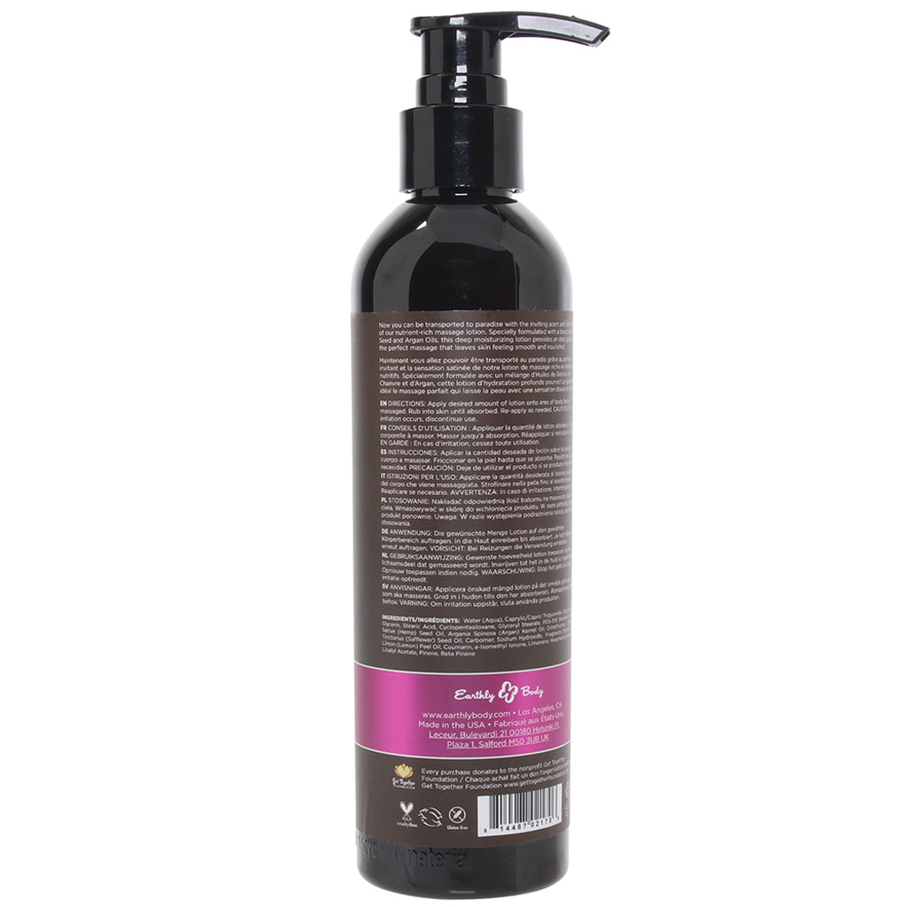 Hemp Seed Massage Lotion 8oz/237ml in Skinny Dip Sensual Love > Massage - Tophatter Daily Deals
