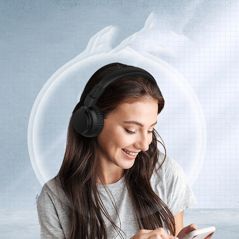 Bluetooth Active Noise Reduction Stereo With Microphone Game Computer Cellphone Anc Wireless Folding Headset 0 - Tophatter Daily Deals