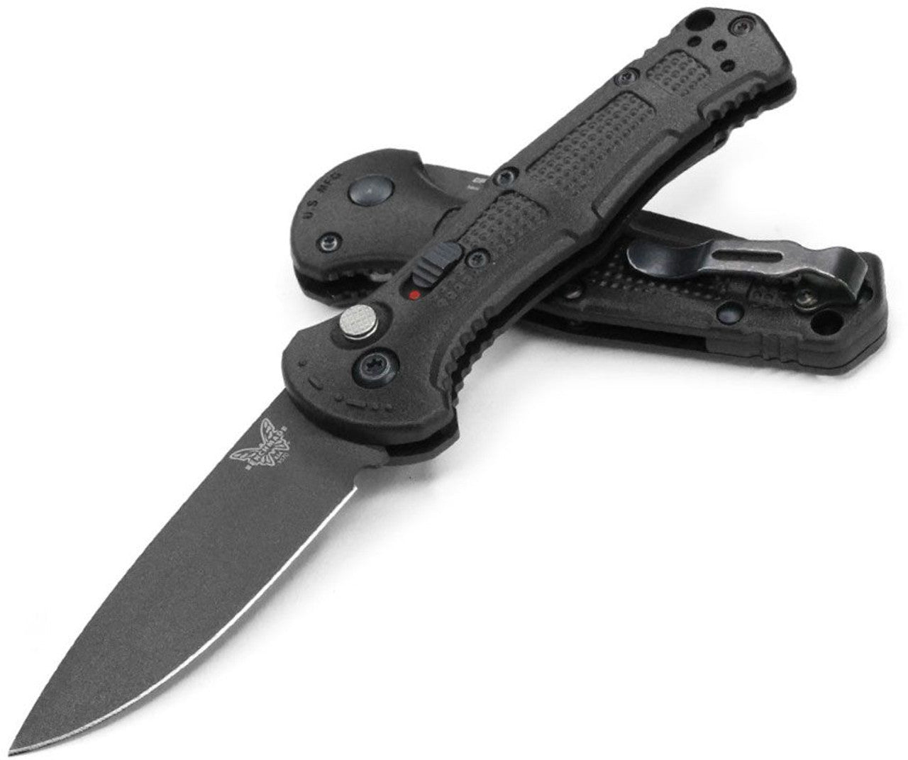 Benchmade Mini Claymore - Automatic - CPM-D2 Blade - Black Grivory Handle - 9570BK Knives - Tophatter Daily Deals