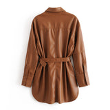 All-match women's leather clothing 0 - Tophatter Daily Deals