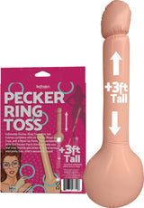 Pecker Ring Toss – Inflatable Party Game Set with Six Plastic Rings > Novelties > Games - Tophatter Daily Deals