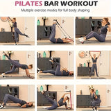 Pilates Stick Resistance Belt Fitness Set (14pcs) Accessories > Resistance Bands - Tophatter Daily Deals