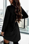 Round Neck Long Sleeve Mini Dress Casual Dresses - Tophatter Daily Deals