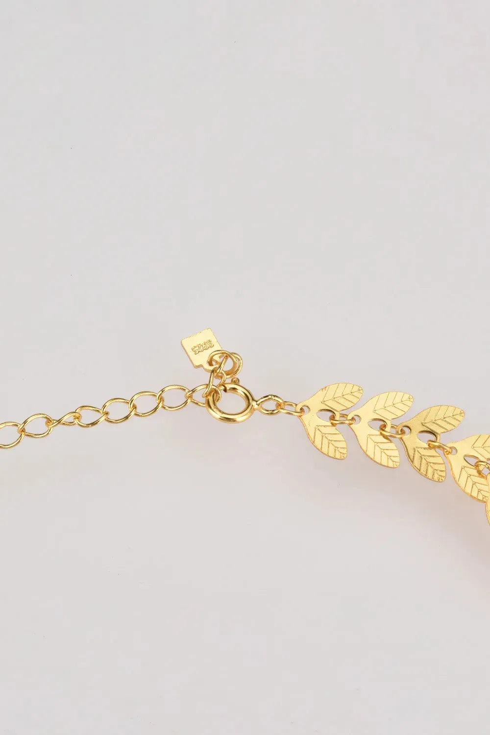 925 Sterling Silver Leaf Necklace Necklaces - Tophatter Daily Deals