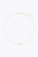 Zircon Decor Pendant 925 Sterling Silver Necklace Necklaces - Tophatter Daily Deals