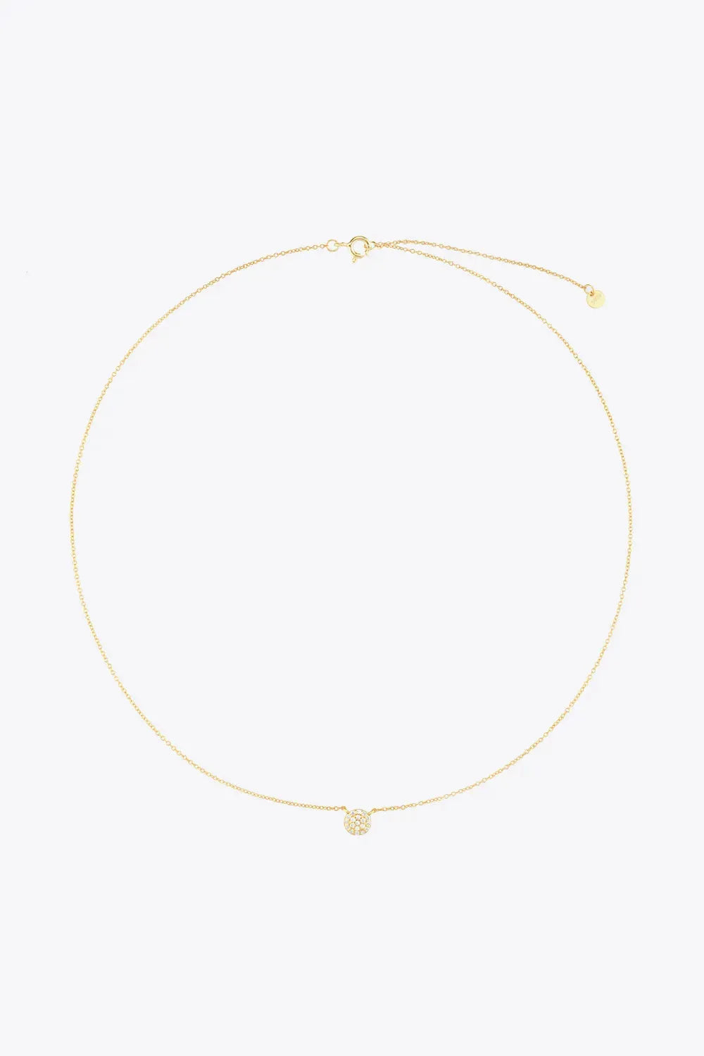 Zircon Decor Pendant 925 Sterling Silver Necklace Necklaces - Tophatter Daily Deals