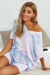 Twist Tie Dye Lounge Set Loungewear Sets - Tophatter Daily Deals