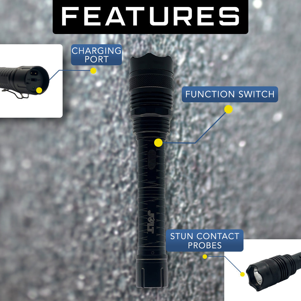 Tactical 95,000,000* Stun Flashlight Stun Flashlight - Tophatter Daily Deals