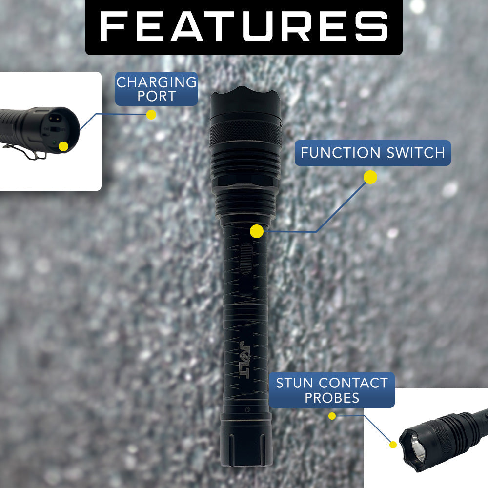 Tactical 95,000,000* Stun Flashlight Stun Flashlight - Tophatter Daily Deals