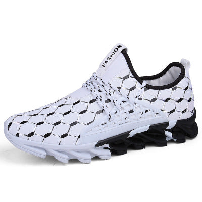 Blade men's shoes sports shoes casual shoes Black+white 0 - Tophatter Daily Deals