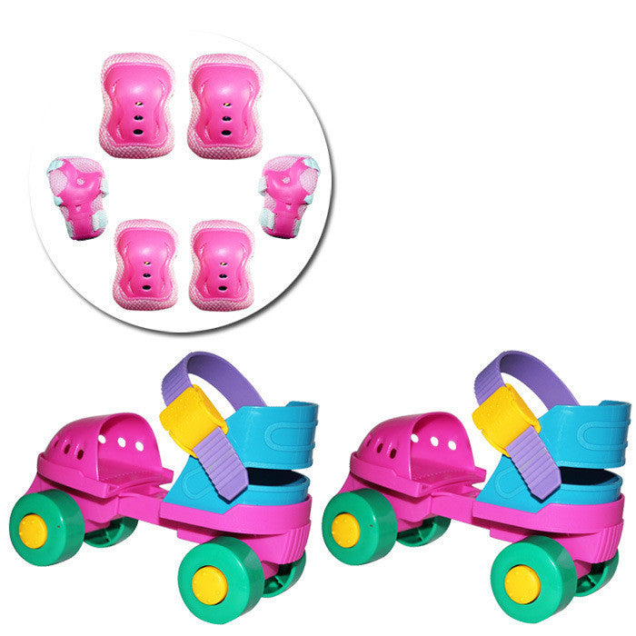 Baby Beginner Four Roller Skating Shoes 0 - Tophatter Daily Deals