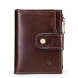 Anti-theft multifunction wallet brown 0 - Tophatter Daily Deals