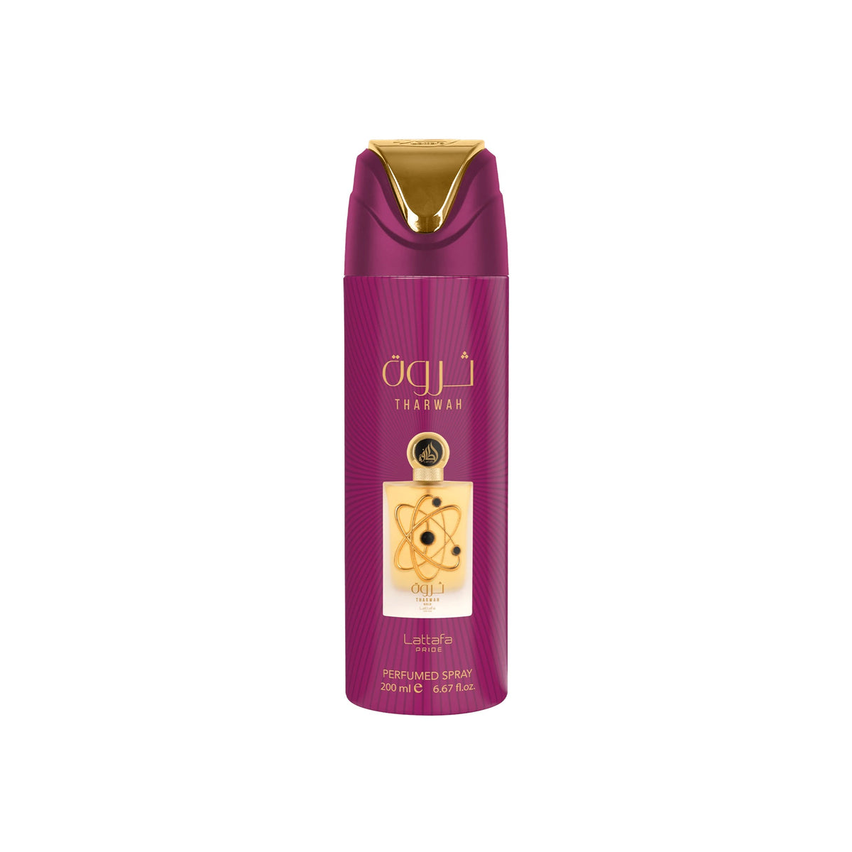 Lattafa Tharwah Gold Perfumed Deodorant 200ml Spray - Tophatter Daily Deals