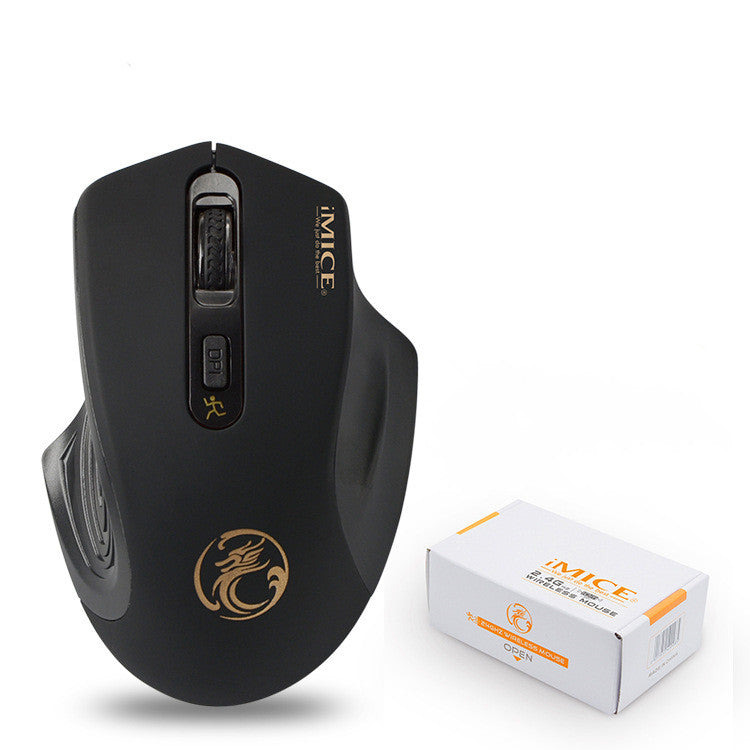 2.4G Wireless Silent Mouse Business Office Gift 4 Button Gaming Wireless Mouse Black 0 - Tophatter Daily Deals
