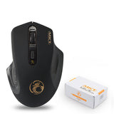 2.4G Wireless Silent Mouse Business Office Gift 4 Button Gaming Wireless Mouse Black 0 - Tophatter Daily Deals