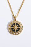 Zircon Decor North Star Pendant Copper Necklace Necklaces - Tophatter Daily Deals