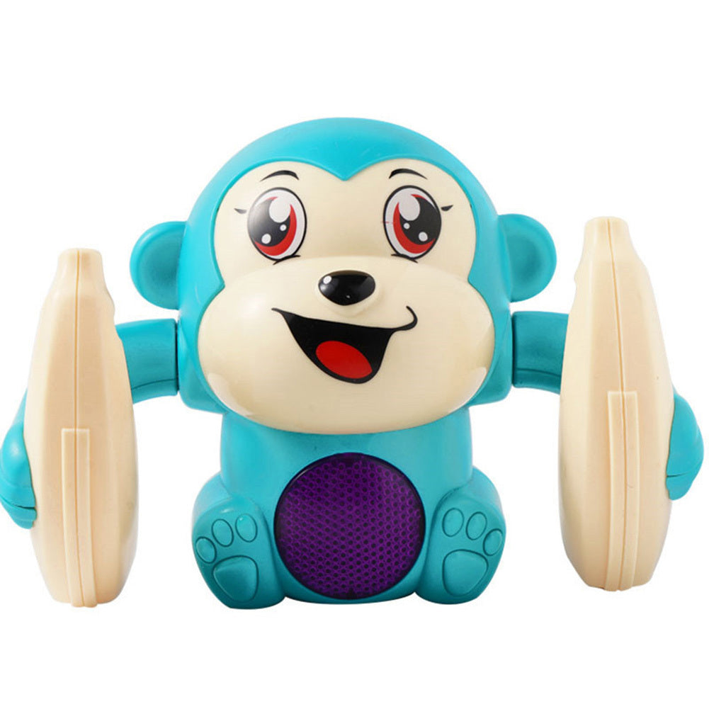 Baby Toys Electric Tumbling Monkey Light Music Puzzle Sound Tipping Monkey Kids Toys Early Educational Toys For Children Gifts 0 - Tophatter Daily Deals