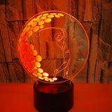 3D Night Light 0 - Tophatter Daily Deals