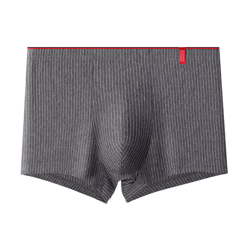Antibacterial Boxers Boys Cotton Plus Size Men's Shorts Dark Grey 0 - Tophatter Daily Deals