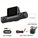 4-Channel Car DVR Dash Cam – 1080P Front, 720P Side & Rear, Night Vision Automotive - Tophatter Daily Deals