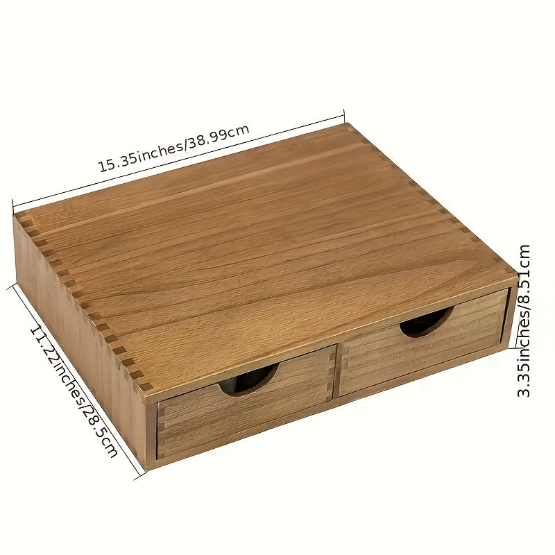 Wooden Storage Cabinet with Drawers Organizer for Kitchen Kitchen Cabinets - Tophatter Daily Deals