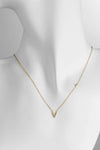 V To Z Zircon 925 Sterling Silver Necklace Necklaces - Tophatter Daily Deals
