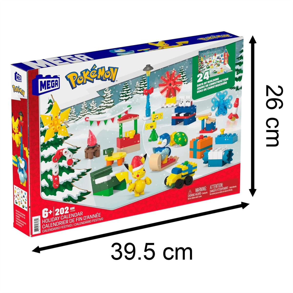 Mega Pokemon Christmas Advent Calendar 2025 | Toy Advent Calendar for Kids Advent Calendar - Tophatter Daily Deals