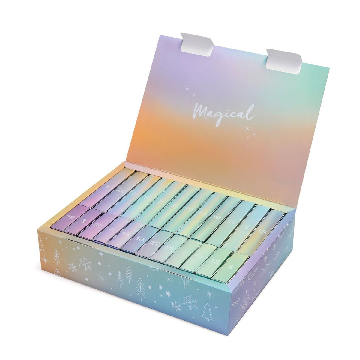 Cosmetic Christmas Advent Calendar | Make-Up Beauty Countdown Advent Calendar Advent Calendar - Tophatter Daily Deals