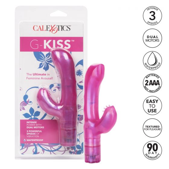 G-Kiss Vibrator in Pink Vibrator - Tophatter Daily Deals
