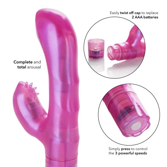 G-Kiss Vibrator in Pink Vibrator - Tophatter Daily Deals