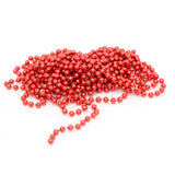 7.5m Red Bead Chain | Christmas Tree Bead Garland Decoration | Bead String Christmas Decorations Garland - Tophatter Daily Deals