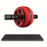 Wide Grip Ab Roller Wheel with Knee Pad Fitness, Health and Wellbeing > Gym Equipment - Tophatter Daily Deals