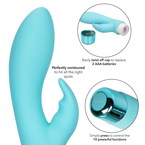Eden Bunny Rabbit Vibrator in Teal Rabbit Vibrator - Tophatter Daily Deals