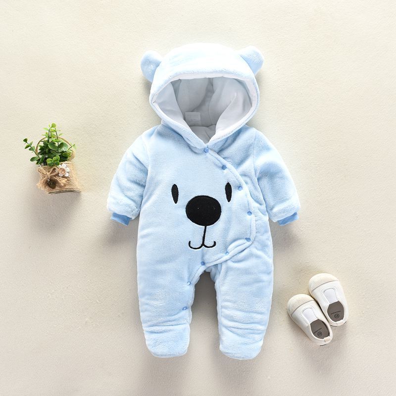 Autumn and winter newborn climbing suit 0 - Tophatter Daily Deals