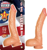 All American 11 Inch Curved Realistic Dildo With Suction Base > Dildos > Large Dildos - Tophatter Daily Deals