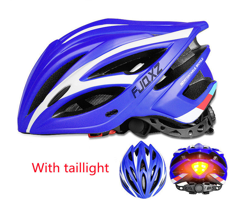 Bicycle Helmet Male Mountain Bike Road Wheel Sliding Balance Bike Breathable Riding Equipment Matte blue One Size 0 - Tophatter Daily Deals