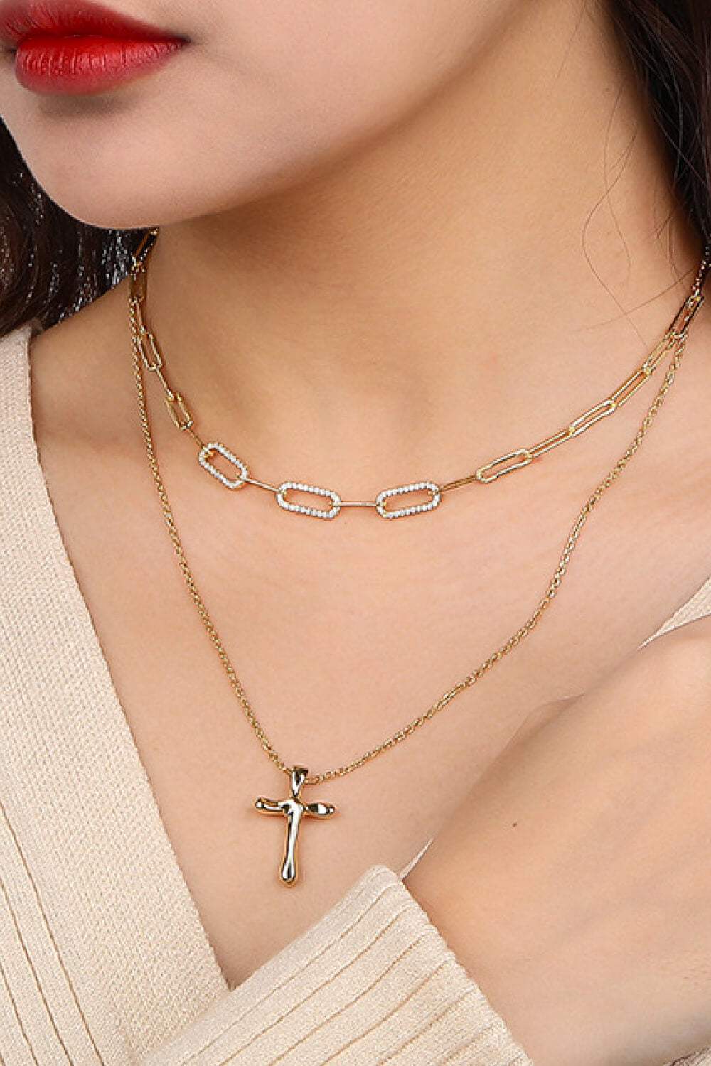 Cross Pendant 925 Sterling Silver Necklace Necklaces - Tophatter Daily Deals