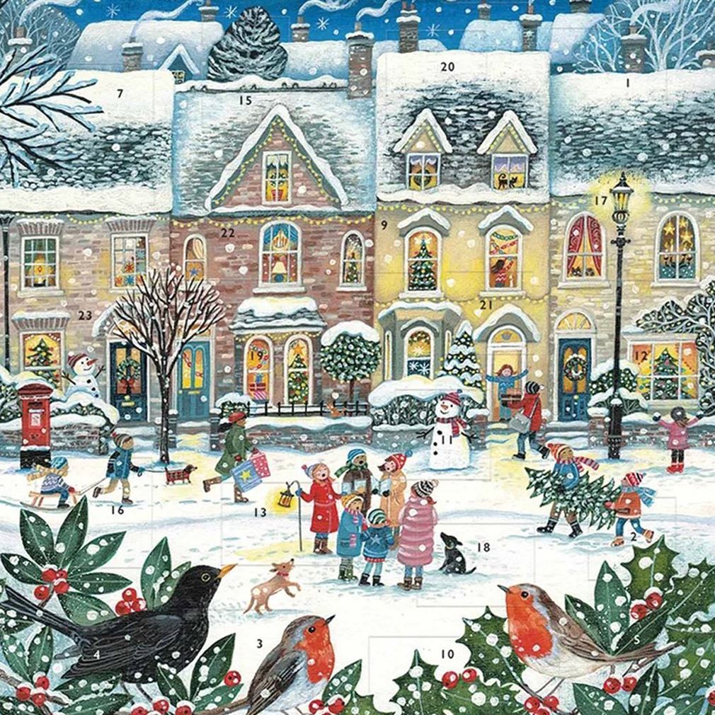Christmas Carols in the Village Advent Calendar | Christmas Advent Calendar Advent Calendar - Tophatter Daily Deals