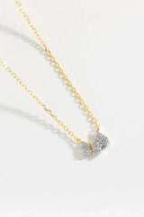 Puppy Zircon 925 Sterling Silver Necklace Necklaces - Tophatter Daily Deals