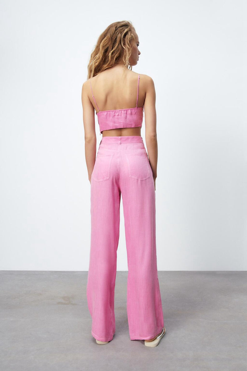 All-match Women's Summer New Product Line Decoration Drape Pants 0 - Tophatter Daily Deals