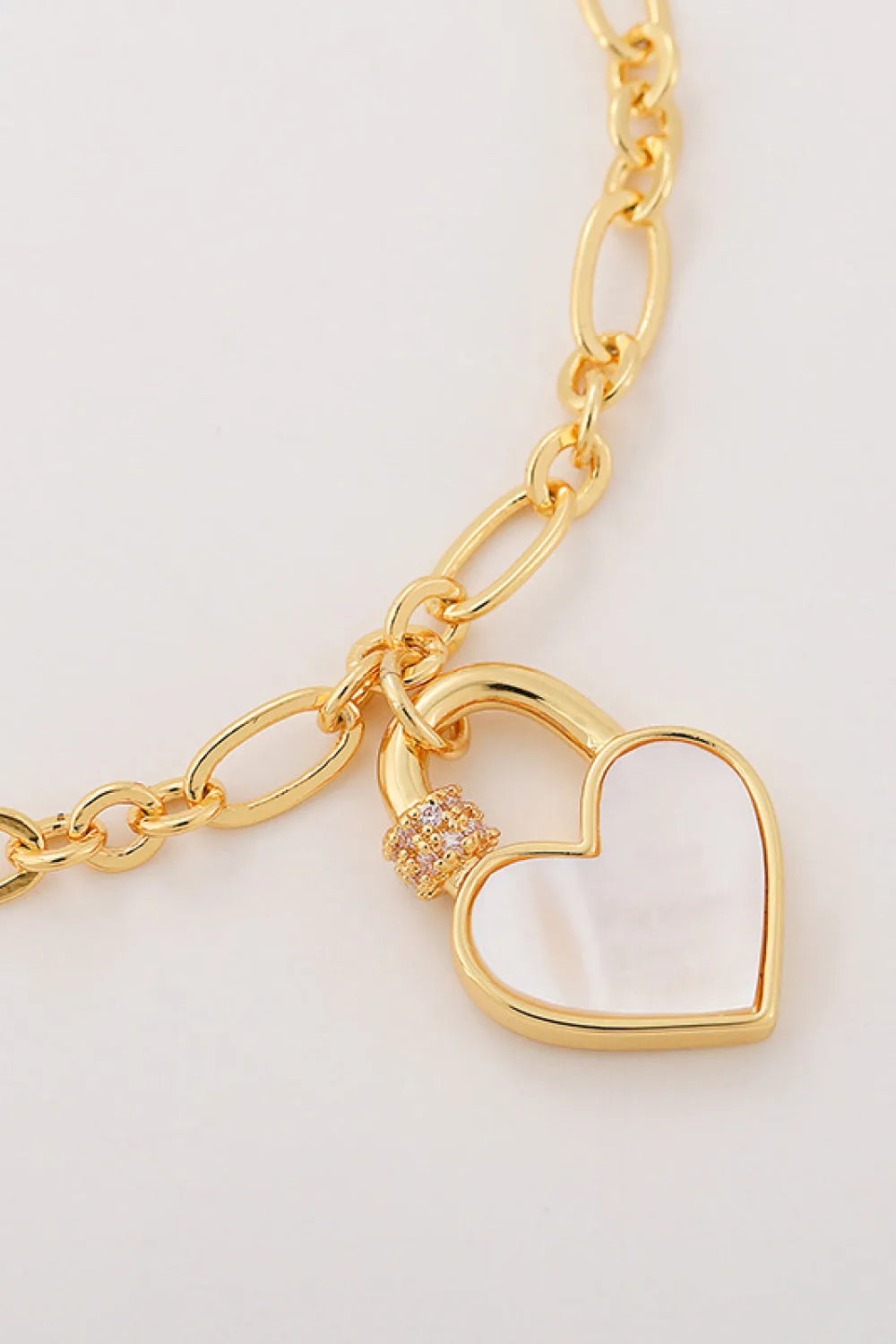 Heart Lock Charm Bracelet Bracelets - Tophatter Daily Deals