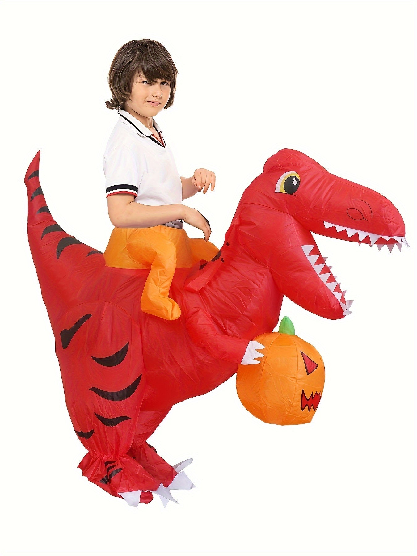 Dinosaur Halloween Costume with Pumpkin Halloween - Tophatter Daily Deals