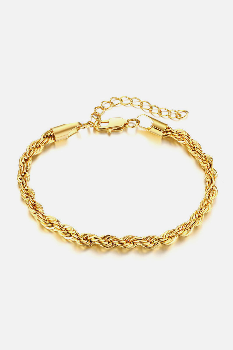 Twisted Chain Choker Necklace Gold One Size Necklaces - Tophatter Daily Deals