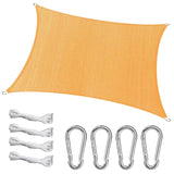 98% UV Block Awning Shelter Rectangle Shade Sails Top Canopy Outdoor Recreation - Tophatter Daily Deals