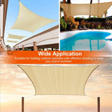98% UV Block Awning Shelter Rectangle Shade Sails Top Canopy Outdoor Recreation - Tophatter Daily Deals