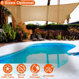 98% UV Block Awning Shelter Rectangle Shade Sails Top Canopy Outdoor Recreation - Tophatter Daily Deals