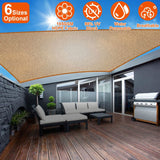 98% UV Block Awning Shelter Rectangle Shade Sails Top Canopy Outdoor Recreation - Tophatter Daily Deals