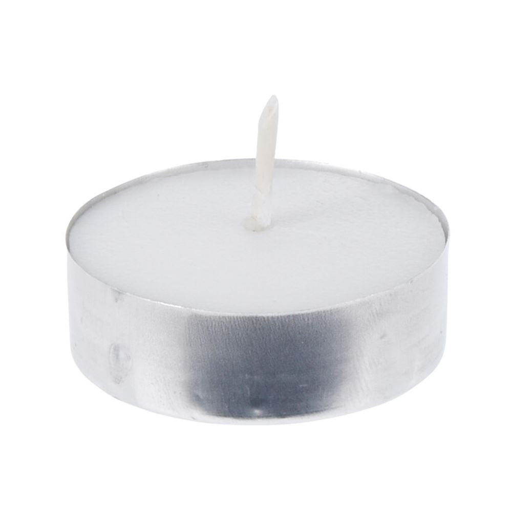 Pack Of 20 White Ivory Tealight Candles | Unscented Candle Tealights | Wedding Christmas Tealight Candles Candle - Tophatter Daily Deals