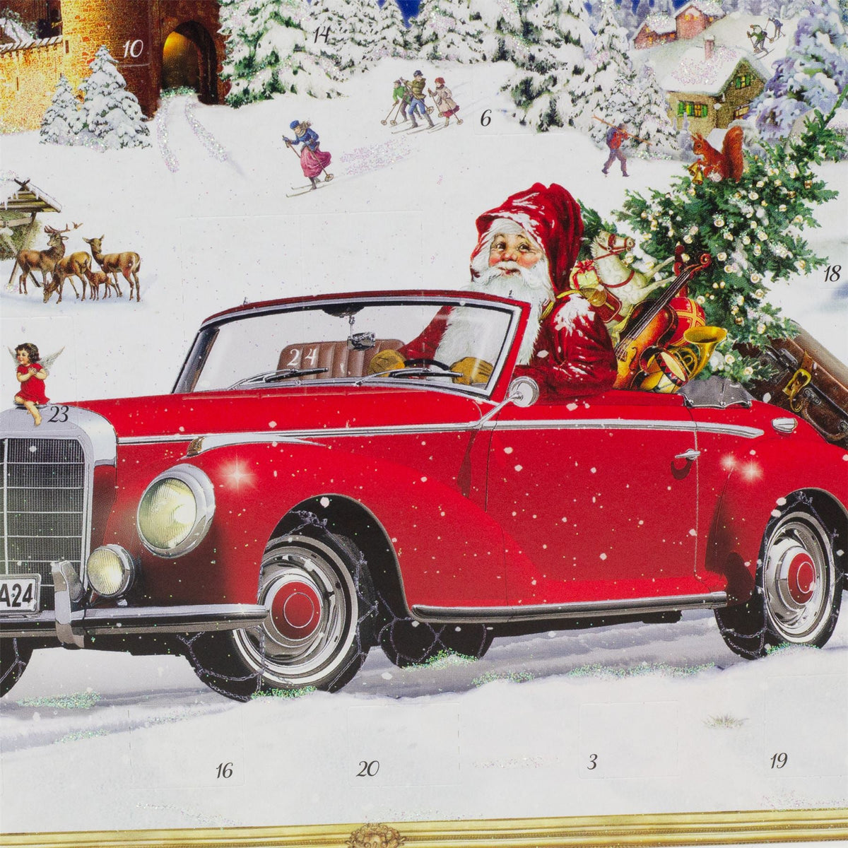 Santa Road Trip Christmas Advent Calendar | Traditional Picture Advent Calendar Advent Calendar - Tophatter Daily Deals